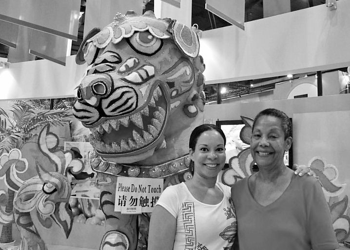 Barbara and Andrea Molette at the World Expo in Shanghai